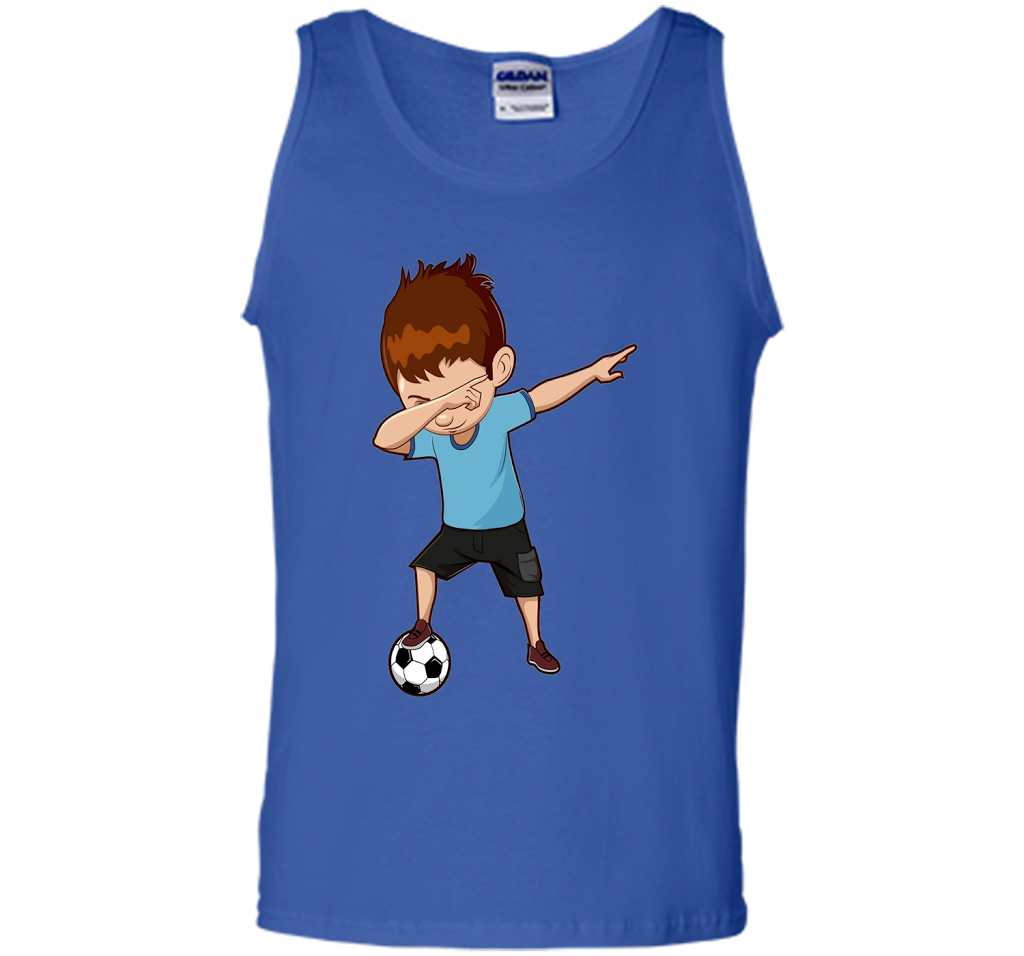 Soccer T-shirt Dabbing Boy Royal