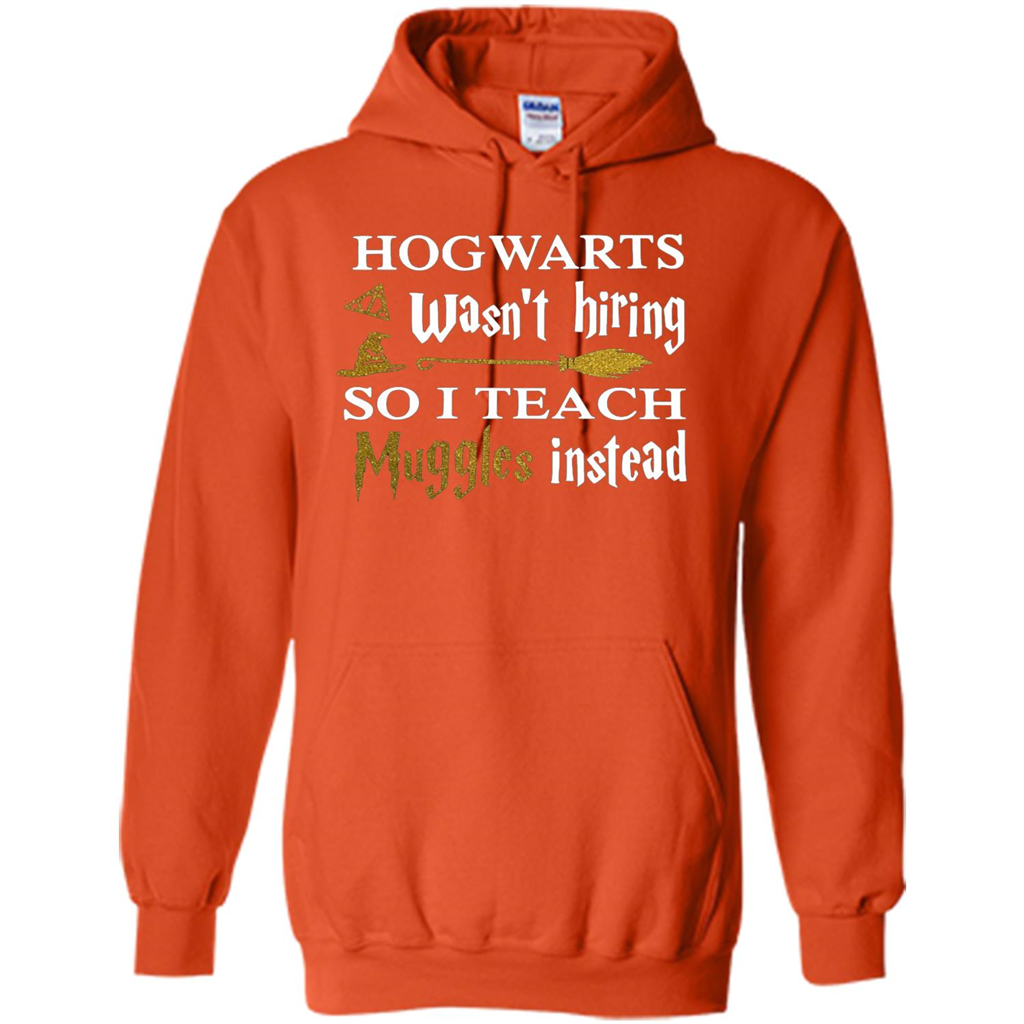 I Teach Muggles Instead T-shirt Orange