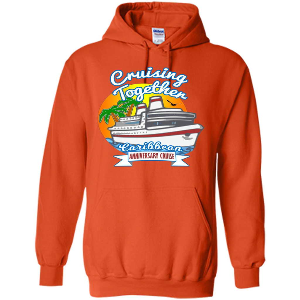 Cruising Together 2017 Anniversary Caribbean Cruise T-Shirt Orange