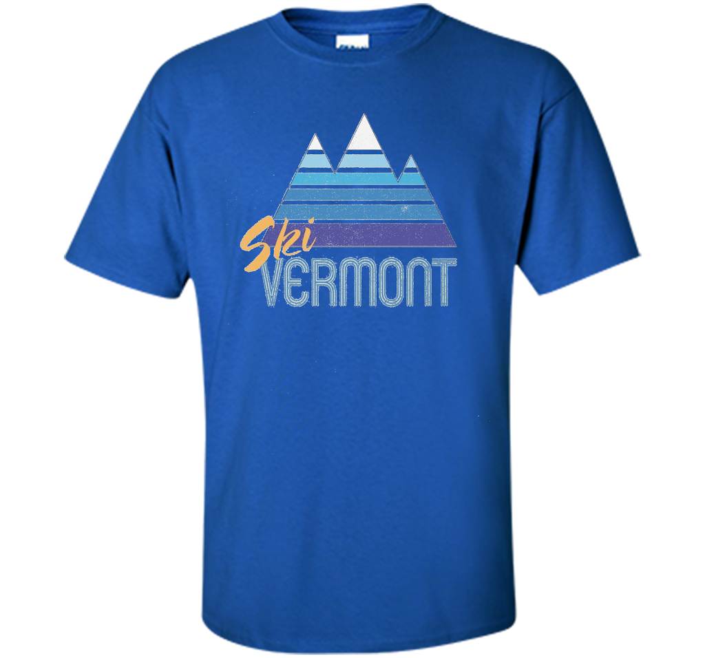 Ski Vermont T-shirt Royal