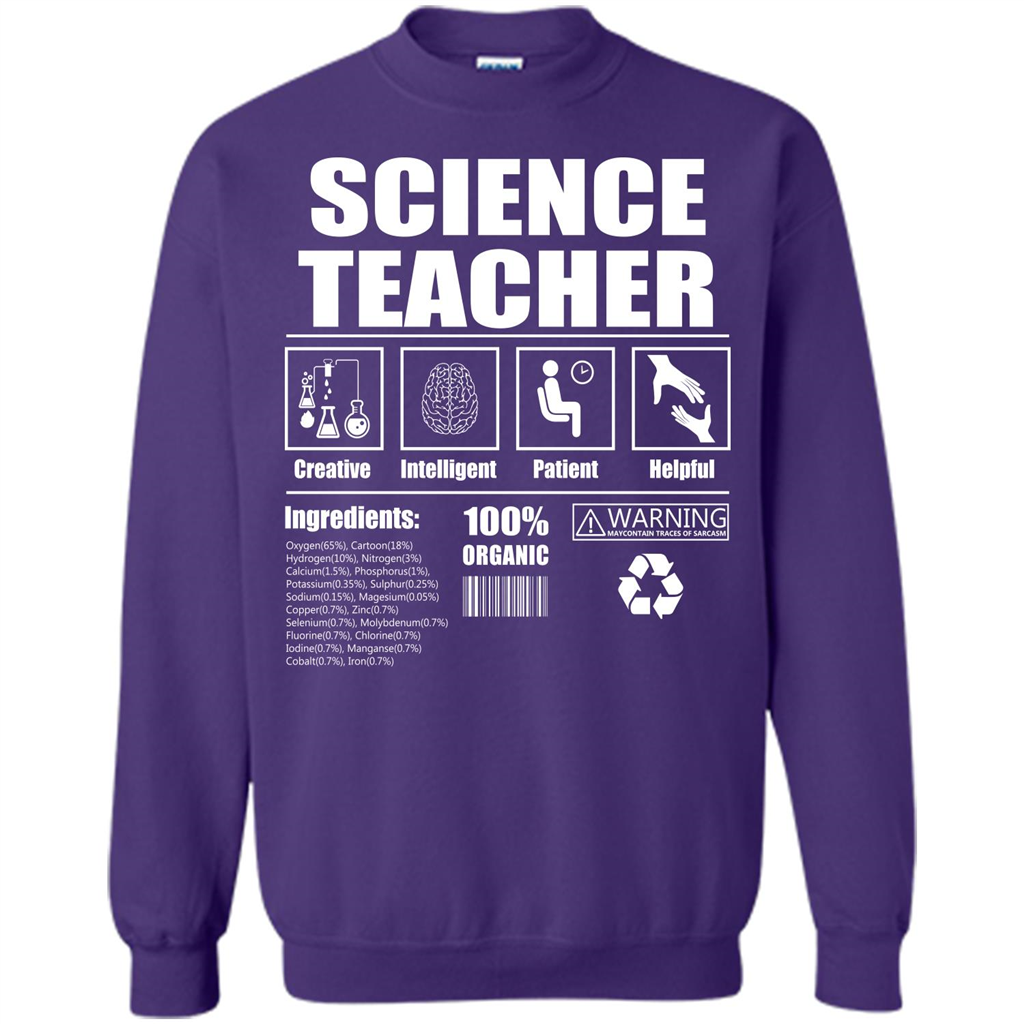 Science Teacher T-shirt Science Teacher Facts T-shirt Orange