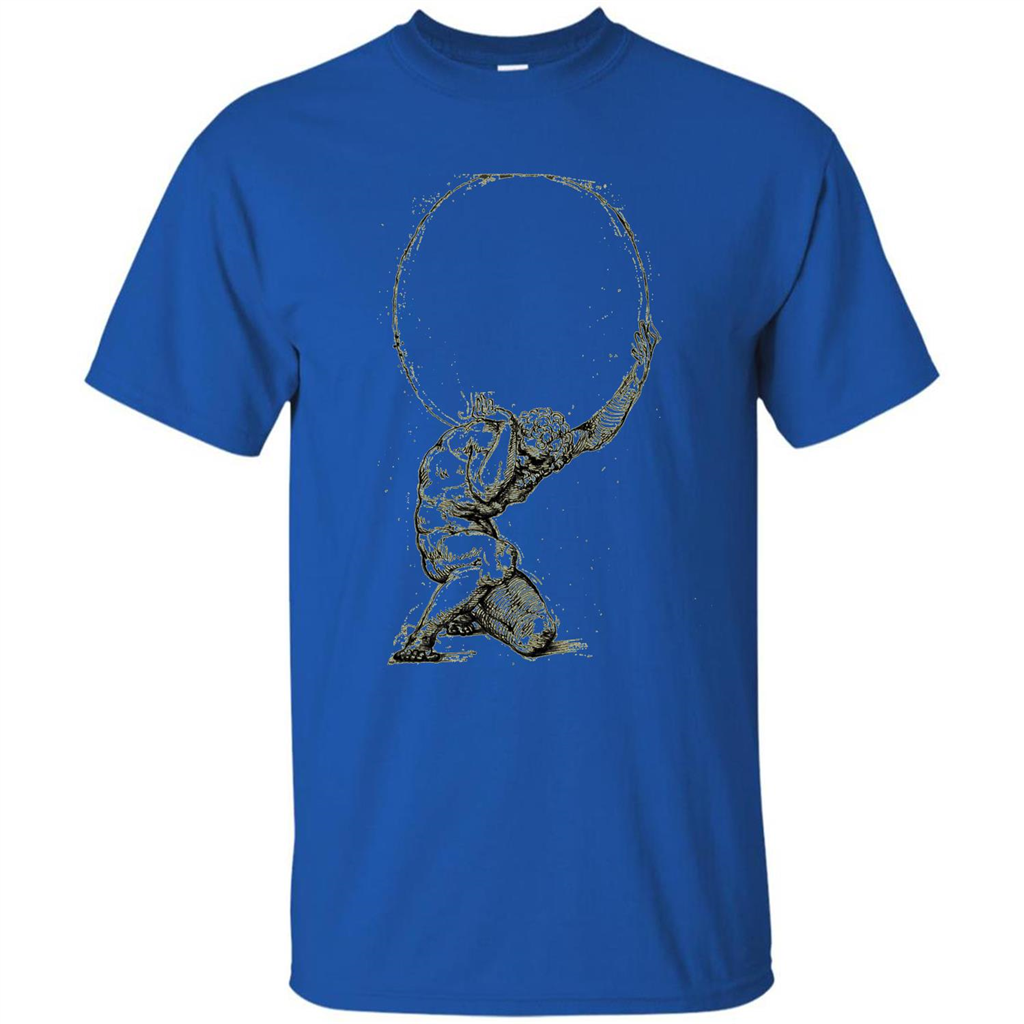 Atlas Greek Mythology Greece T-Shirt Royal