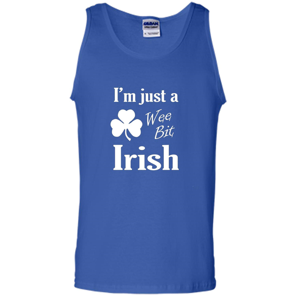 I'm Just A Wee Bit Irish T-shirt Royal