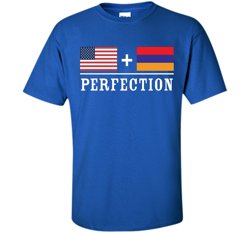 American + Armenian = Perfection Flag T-Shirt t-shirt Royal