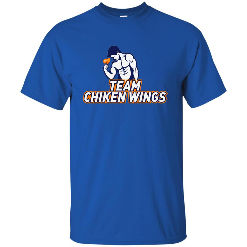 Team Chicken Wings T-shirt Funny Workout T-Shirt Royal