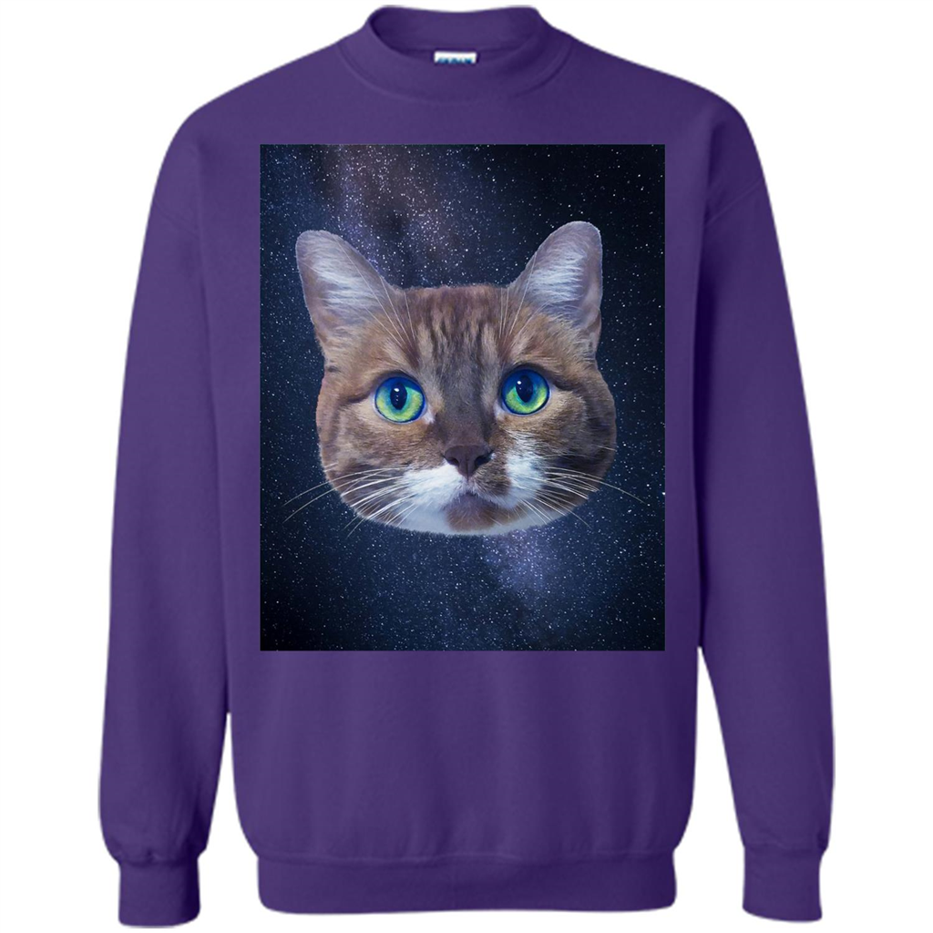 Galaxy Cat T-shirt Orange