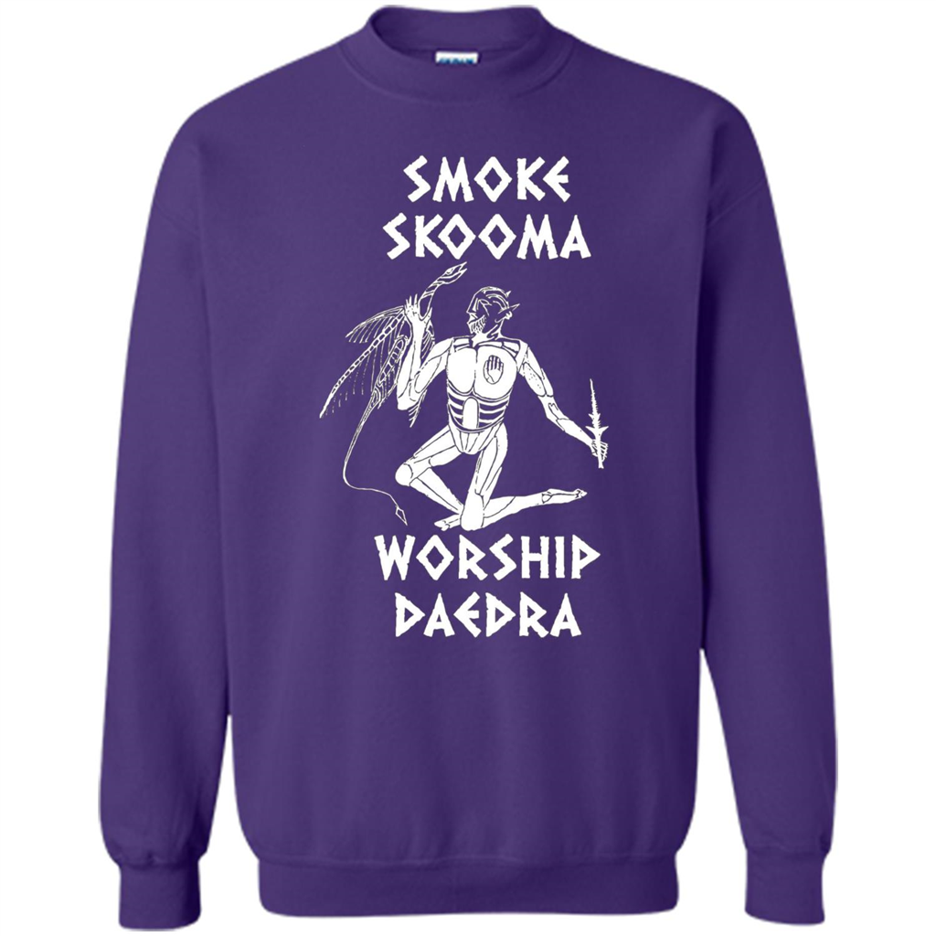 Smoke Skooma Worship Daedra T-shirt Orange