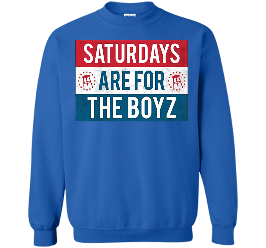 Saturdays Are For The Boyz T Shirt funny drinking tee shirt Royal