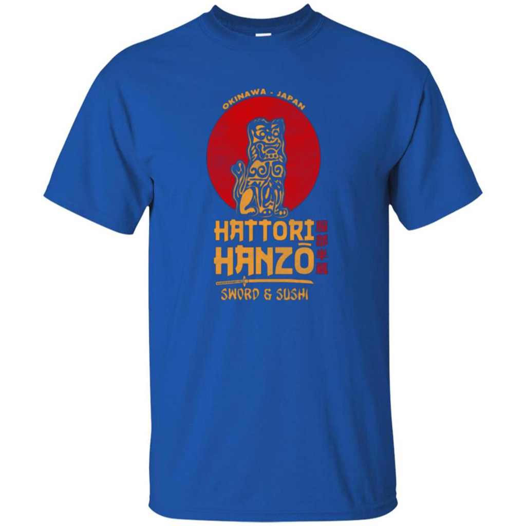 Hattori Hanzo Sword And Sushi T-shirt Royal