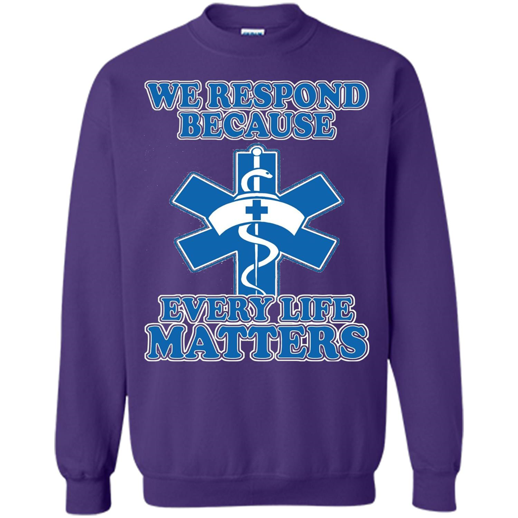 First Responders Every Life Matters T-shirt Orange