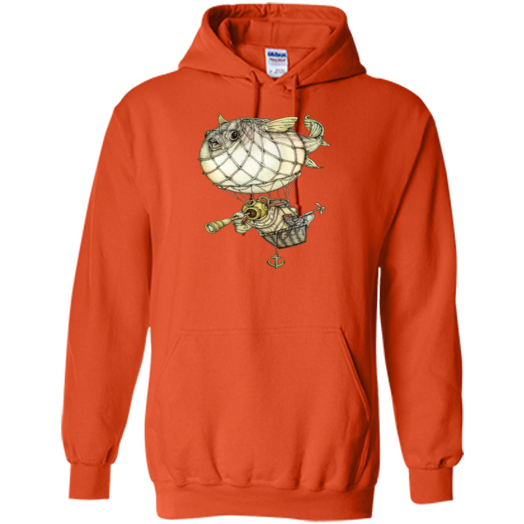 Blowfish T-shirt Captive Balloon T-shirt Orange
