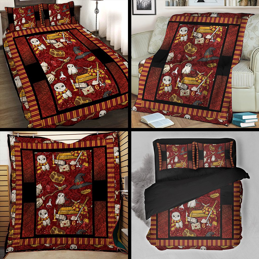 Harry Potter Gryffindor 3D Bed Set