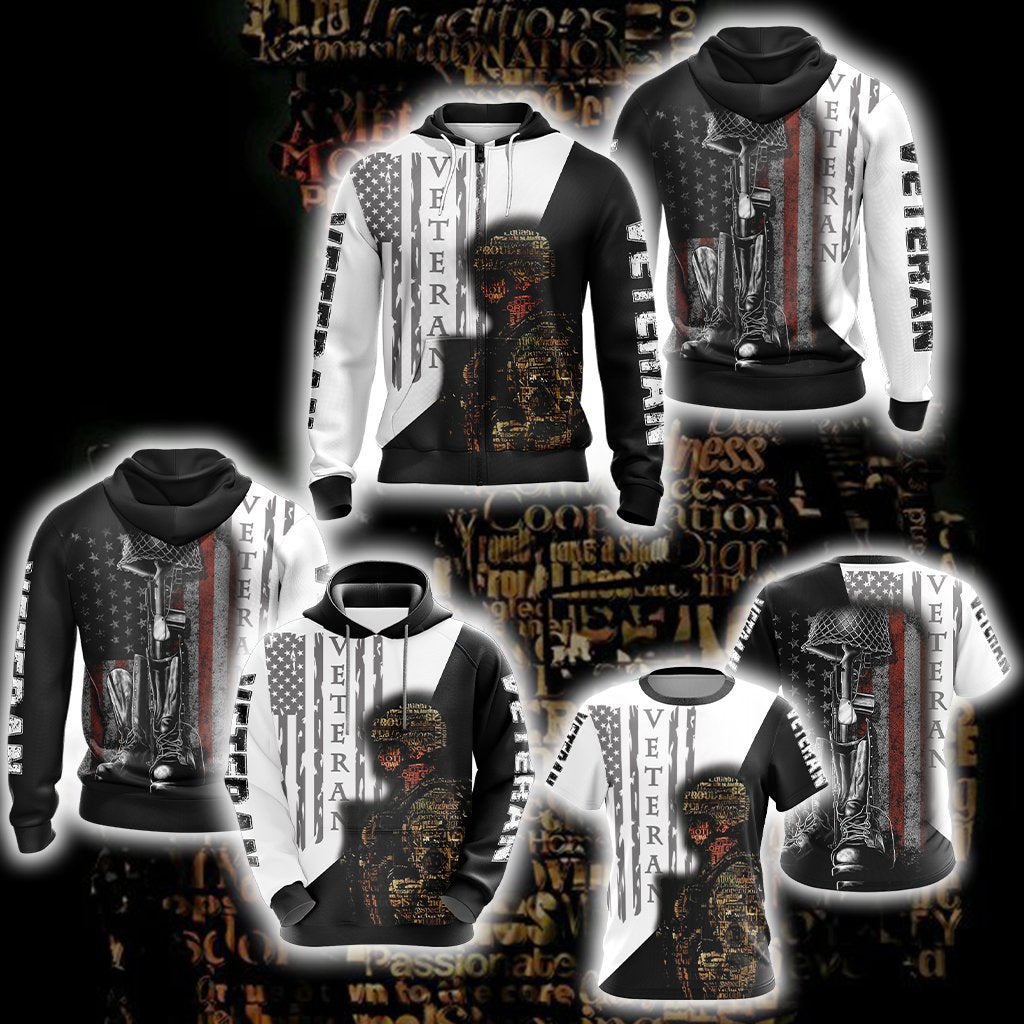 Veteran New Look Unisex 3D T-shirt