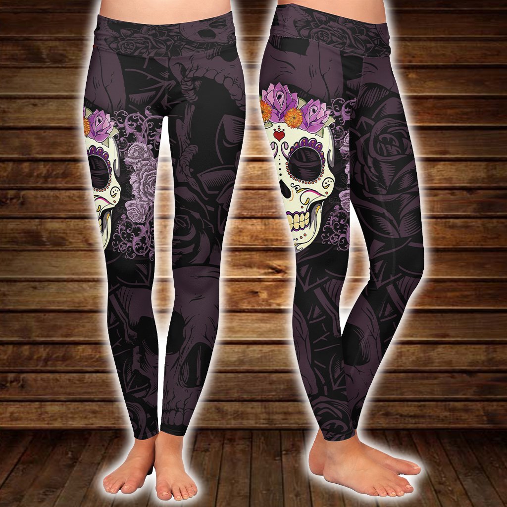 Skull Yoga 3D Leggings