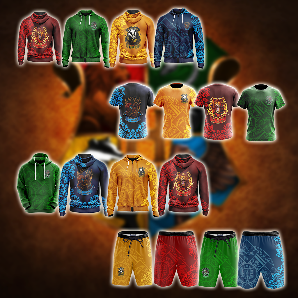 Harry Potter - Brave Like A Gryffindor Version Lifestyle Beach Shorts