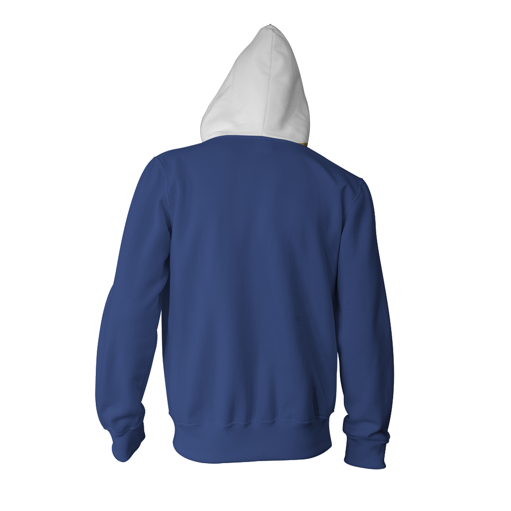 Detective Conan Conan Edogawa Cosplay Zip Up Hoodie Jacket