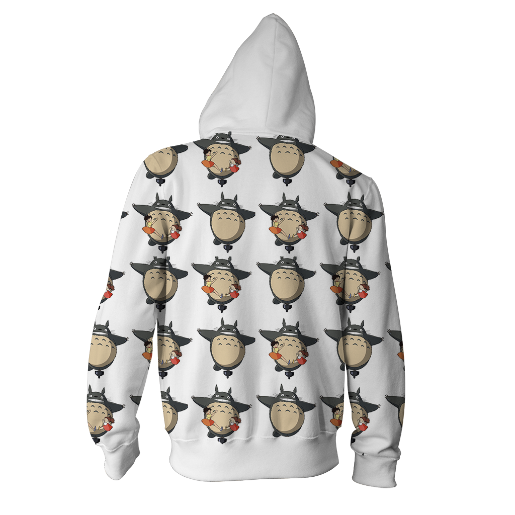 Ghibli Studio My Neighbor Totoro Seamless Zip Up Hoodie