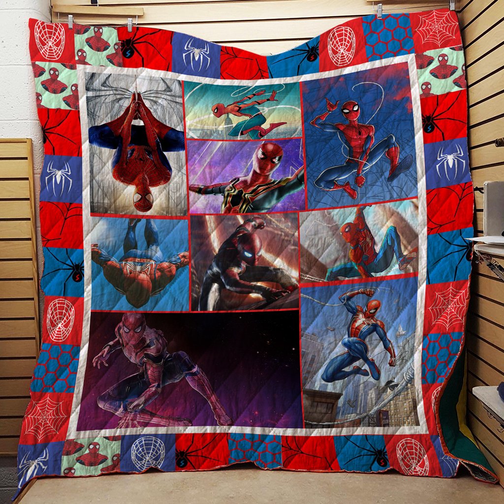 Spiderman 3D Quilt Blanket Queen (203x228CM)