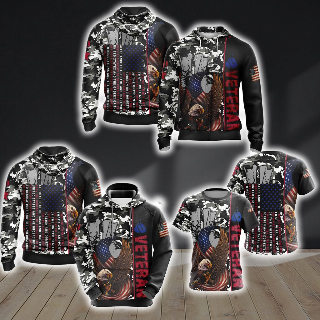 Veteran 3D T-shirt