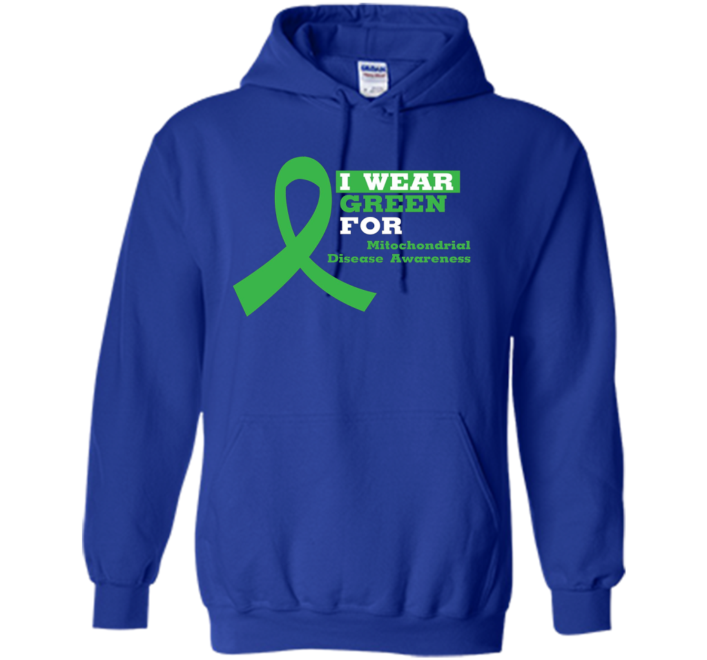 I Wear Green Mitochondrial Disease Awareness Strong T-shirt Royal