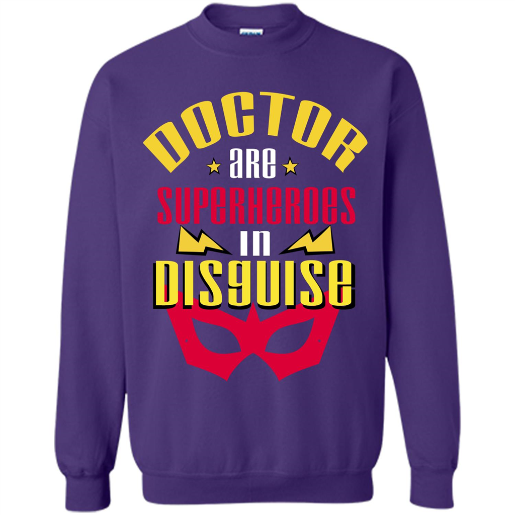 Doctor T-shirt Doctor Are Superheroes In Disguise Orange