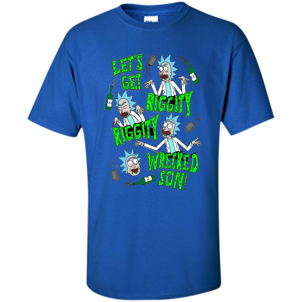 TV Series Riggity Riggity Wrecked T-shirt Royal