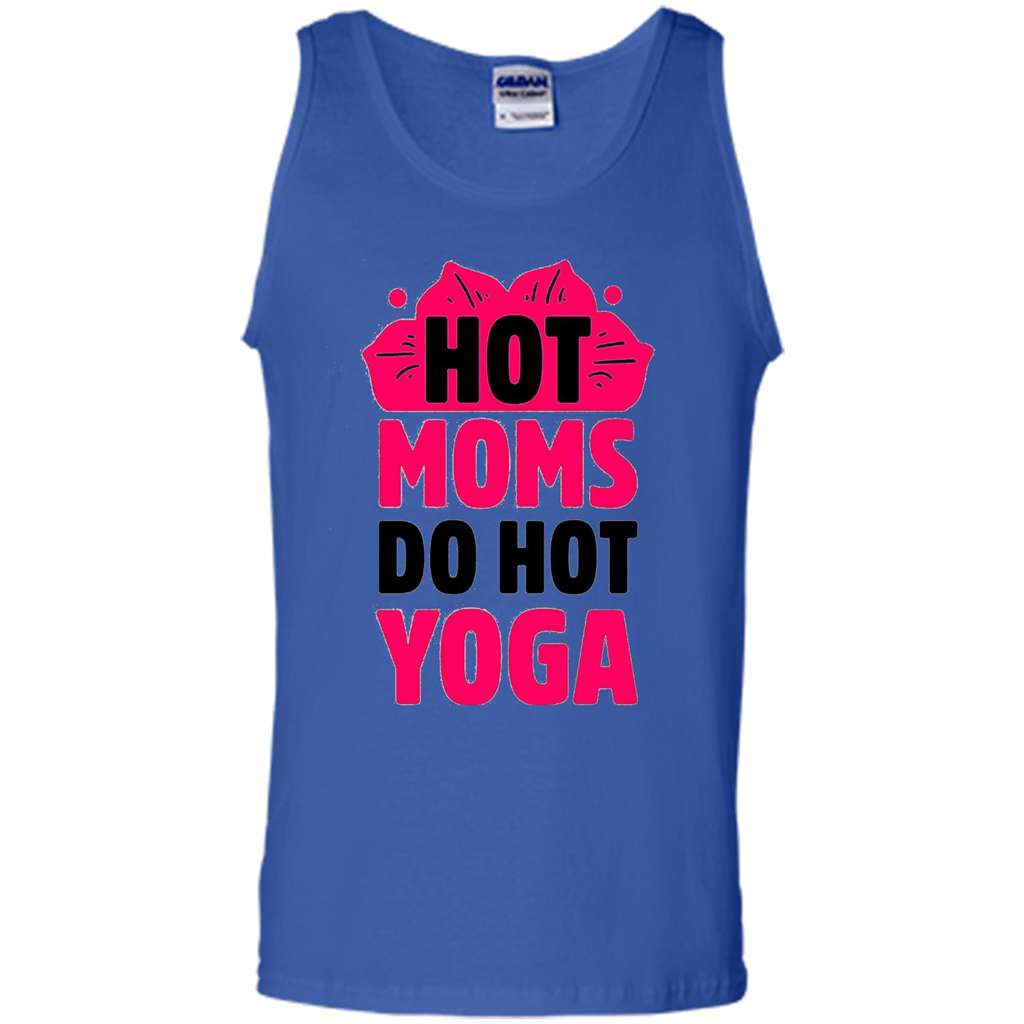 Mothers Day Gift T-shirt Hot Sexy Moms Do Hot Yoga Royal