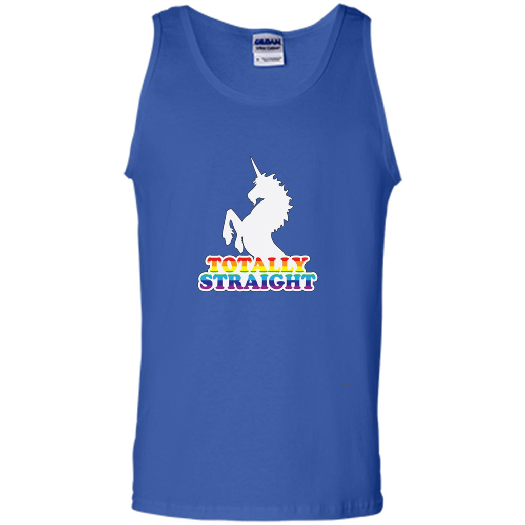 Totally Straight Unicorn T-shirt Royal