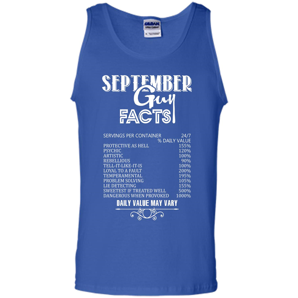 September Guy Facts T-shirt Royal