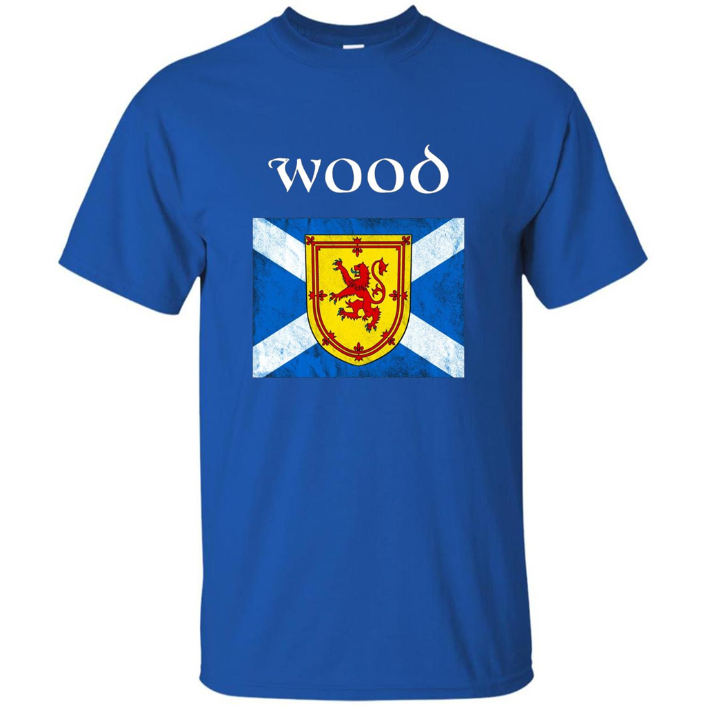 Scottish Clan Wood T-shirt Royal