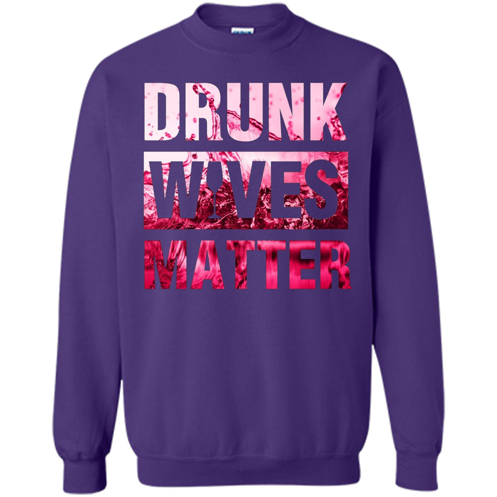 Drunk Wives Matter T-shirt Funny Wives T-shirt Orange
