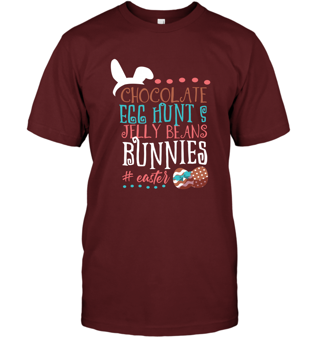 Chocolate Egg Hunts Jelly Beans Bunnies Easter Day Shirt T-Shirt Cardinal