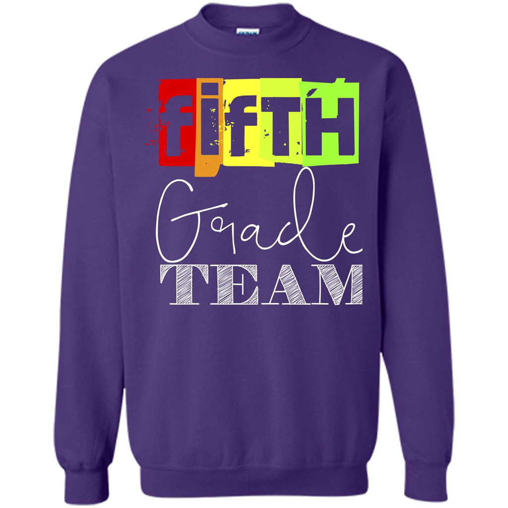 Fifth Grade Team T-shirt School Day T-shirt Orange