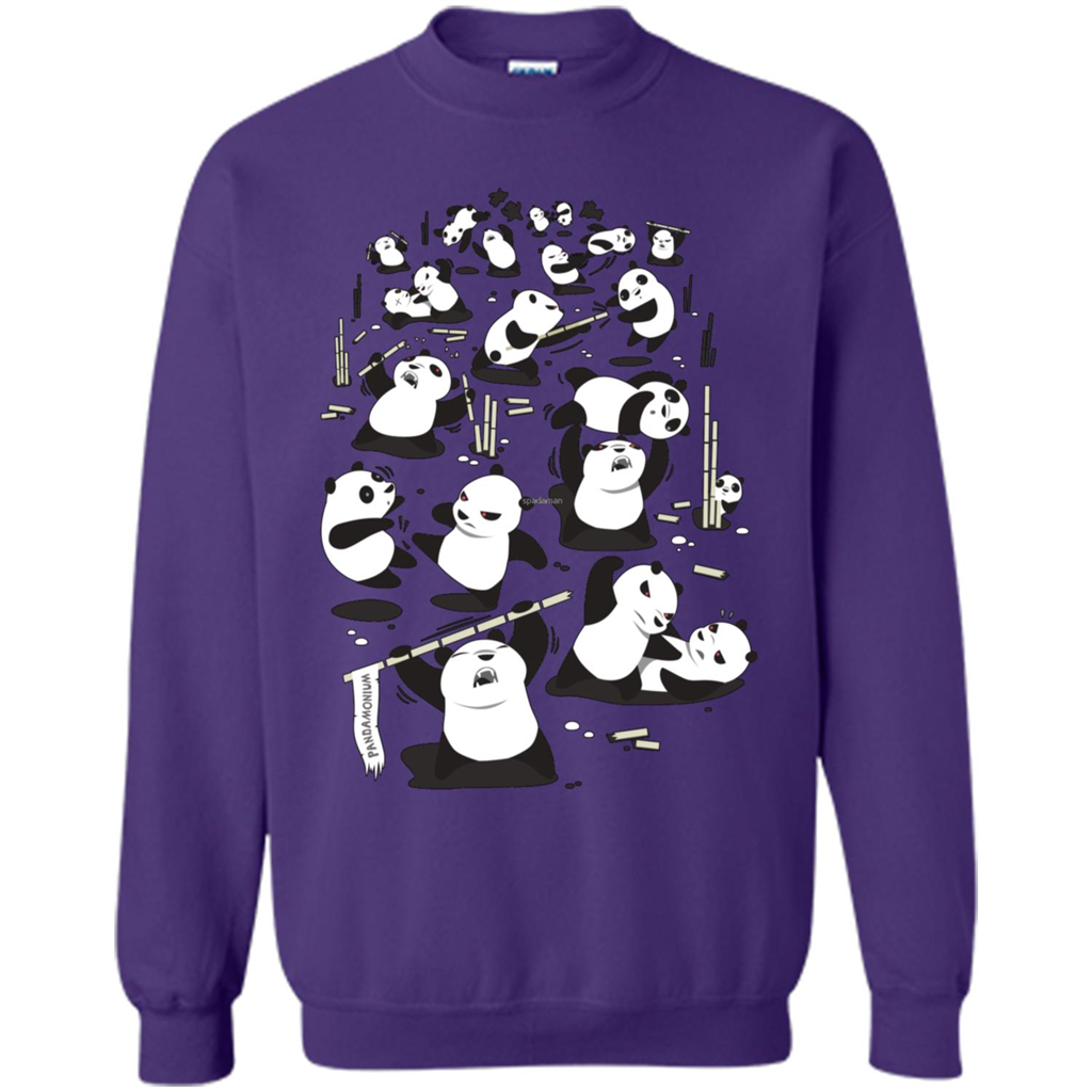 Cute Panda T-shirt Orange