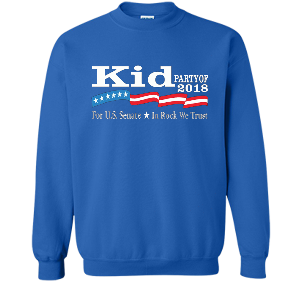Kid For Senate 2018 Election Shirt In Rock We Trust cool shirt Royal