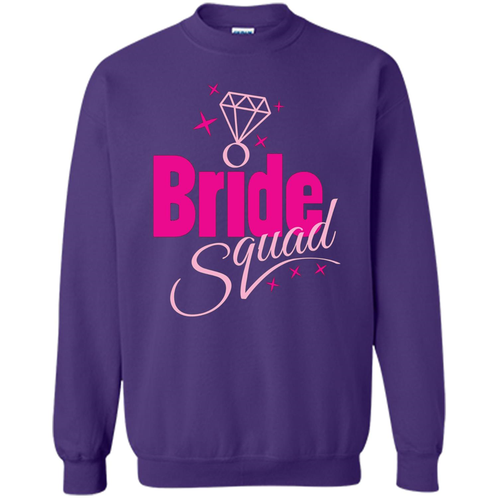Bride Squad Bachelorette Party T-shirt Orange