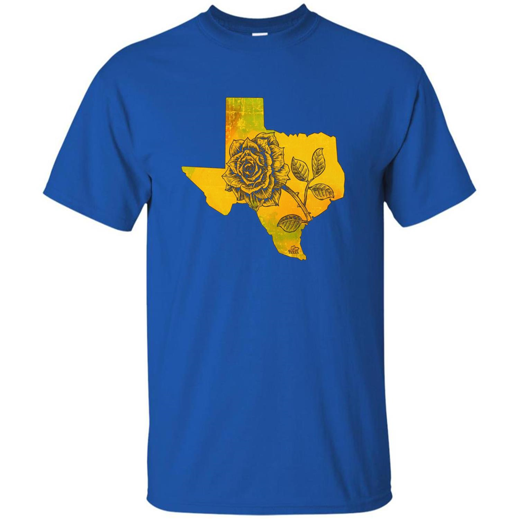 Yellow Rose Of Texas T-Shirt Royal