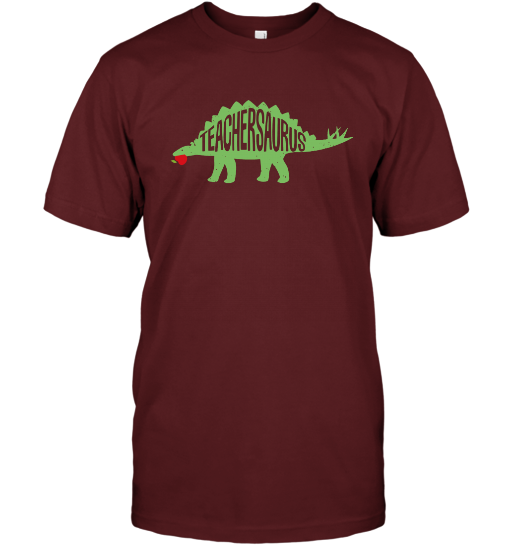 Teachersaurus Teacher Saurus Shirt T-Shirt T-Shirt Cardinal