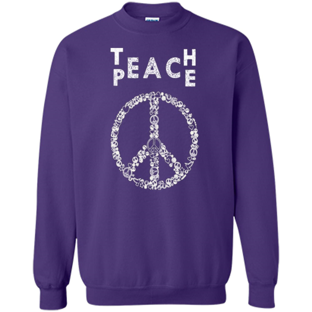 Teach Peace T-shirt Orange