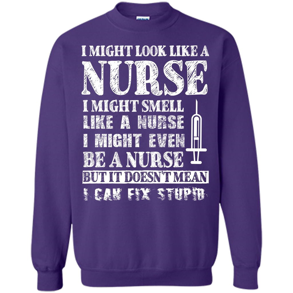 Nurse T-shirt It Doesn't Mean I Can Fix Stupid Orange