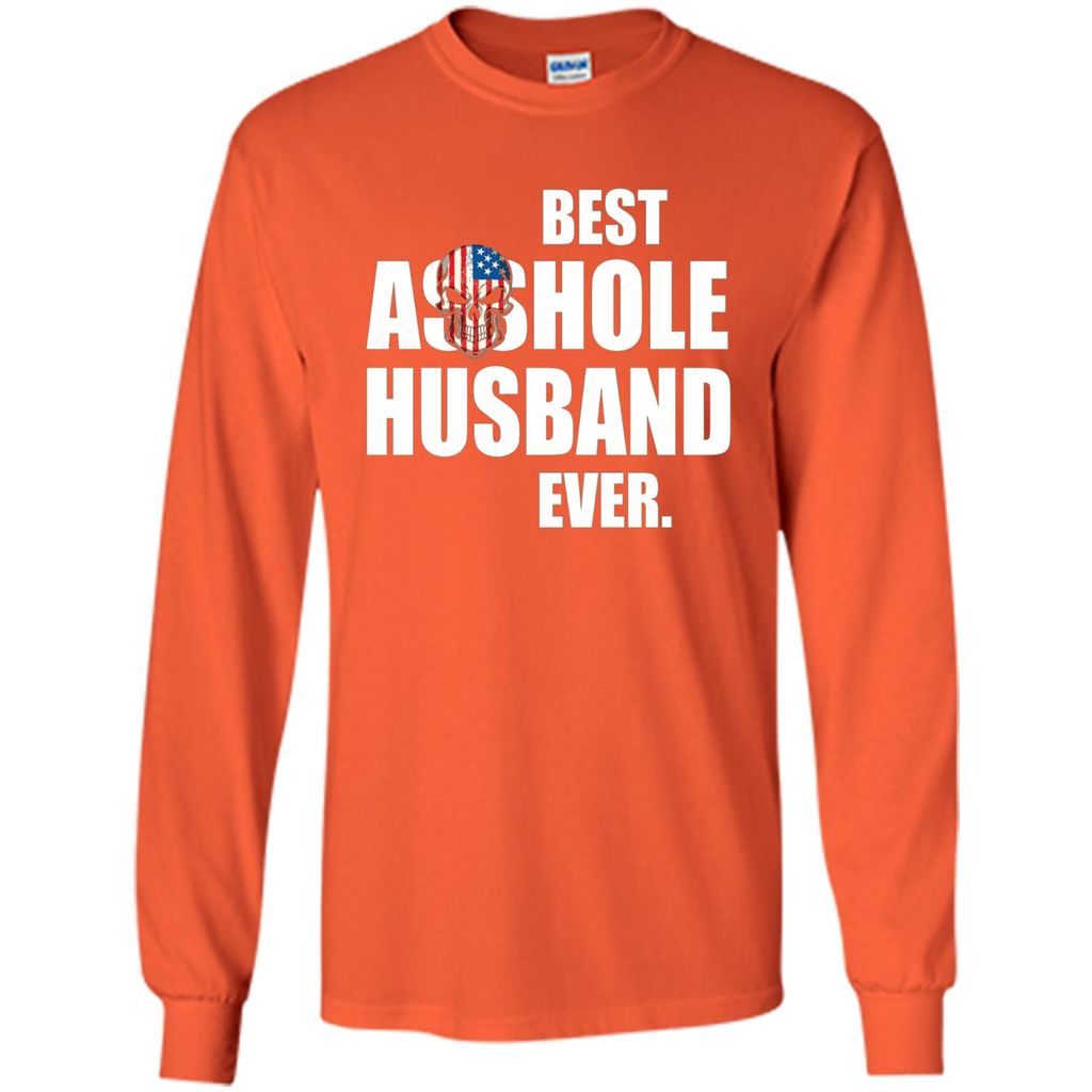 Best Asshole Husband Ever T-shirt Orange