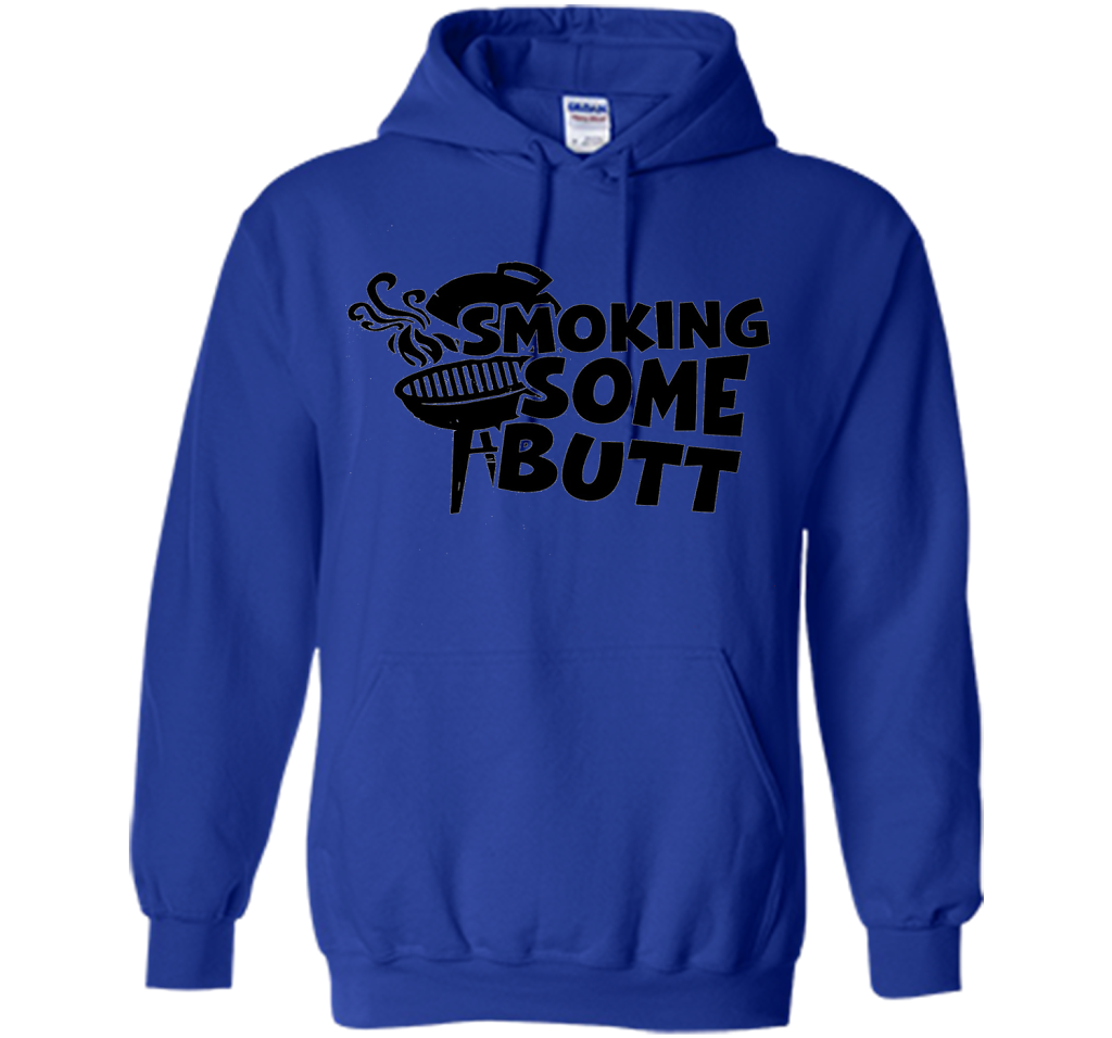 Funny Smoke Some Butt BBQ Barbeque Grilling T-Shirt shirt Royal