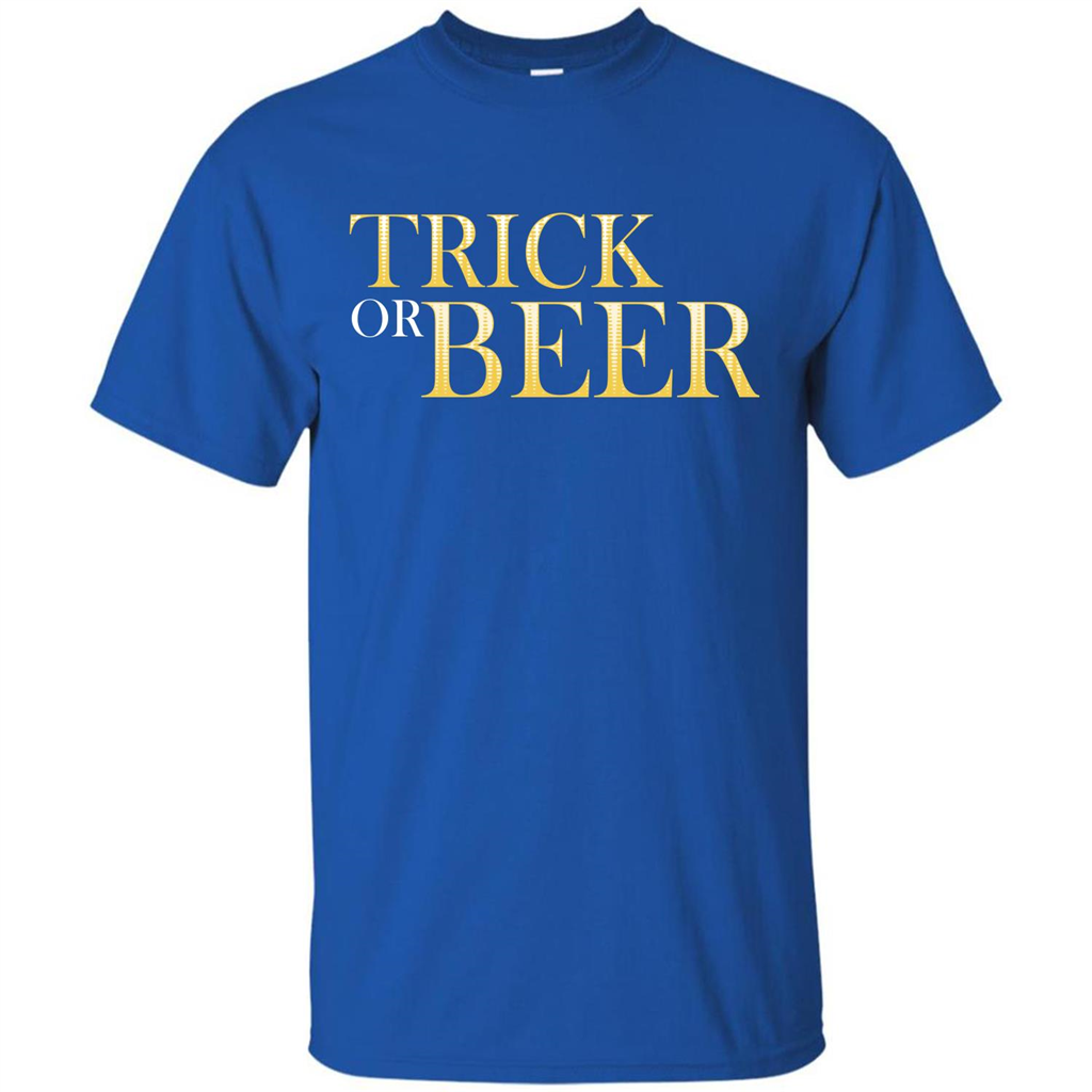 Beer T-shirt Trick Or Beer T-shirt Royal