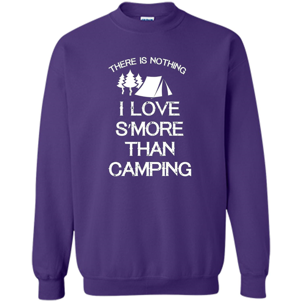 There is Nothing I Love S'more Than Camping T-shirt Orange