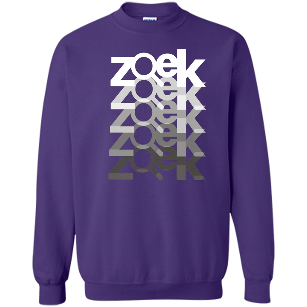 Zoek Zoek Zoek White Black T-shirt Orange
