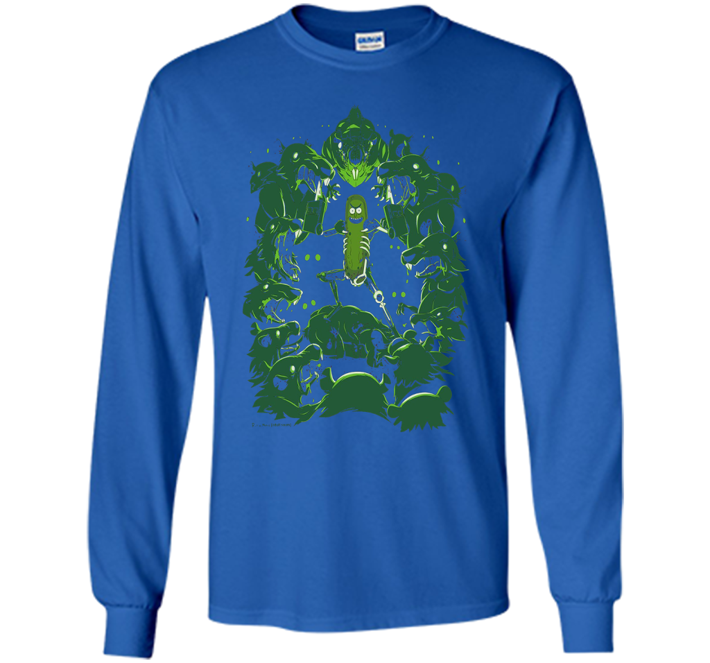 Pickle Rick Vs The Rats T-shirt Royal