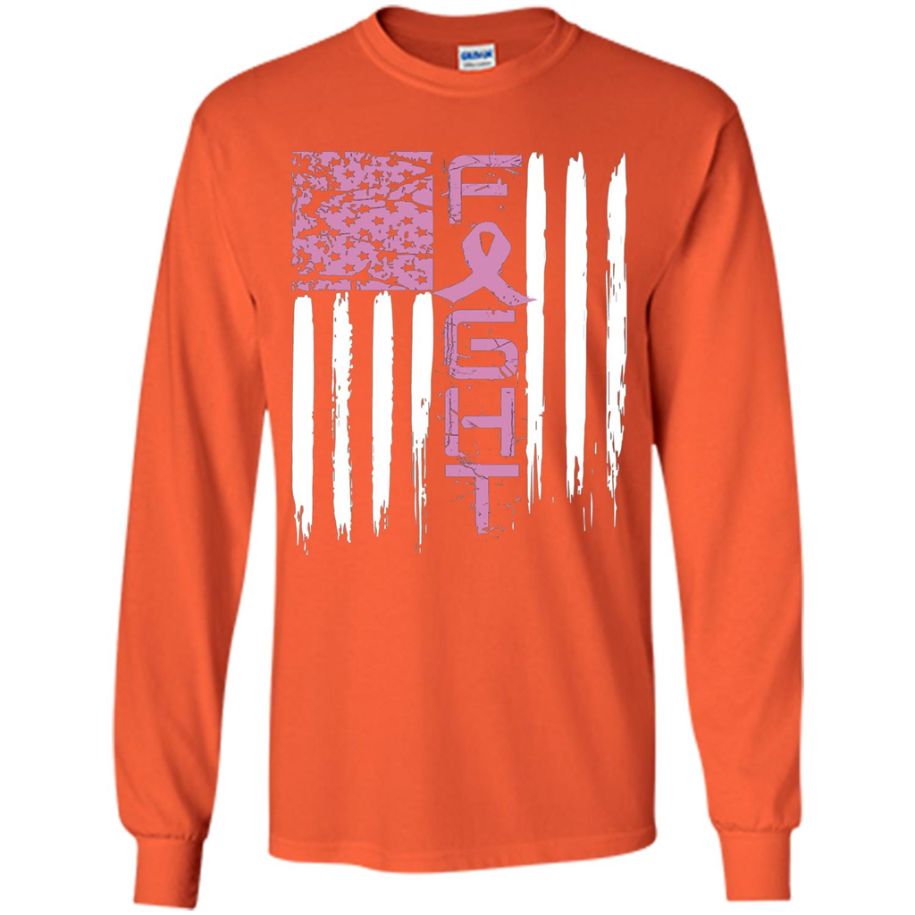 Breast Cancer Awareness T-shirt Pink Fight Orange