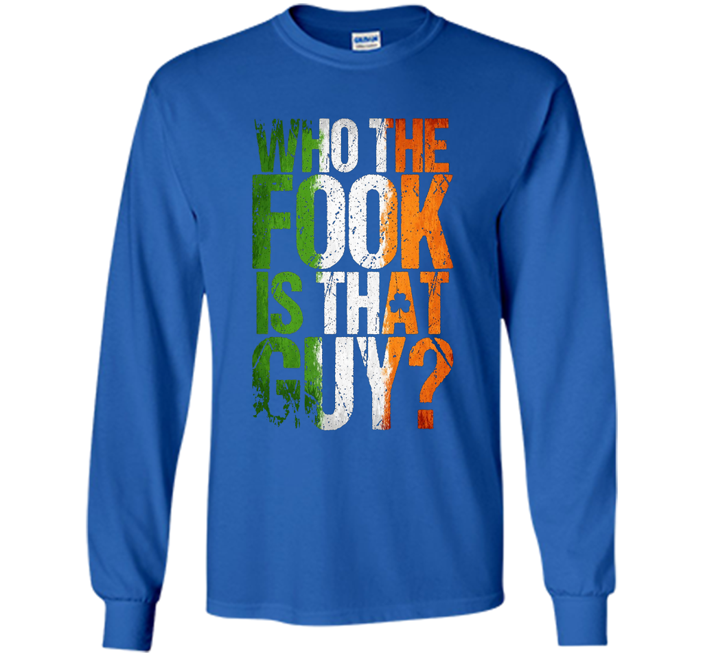Boxing T-shirt Who The Fook Is That Guy Royal