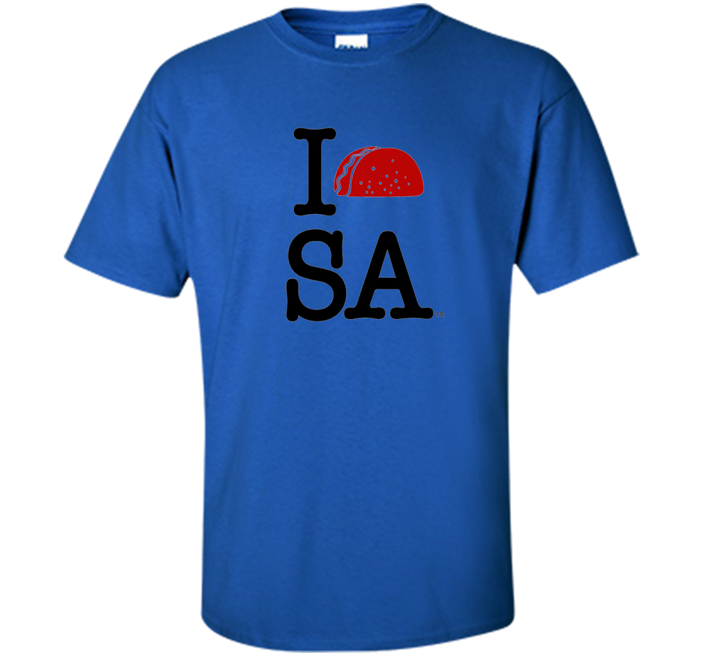 I Taco SA T-Shirt (San Antonio, TX) shirt Royal