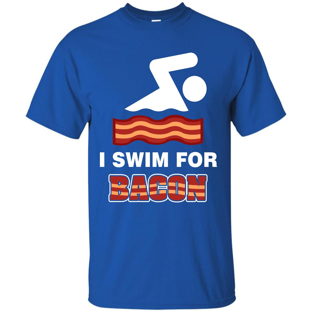 Bacon T-shirt I Swim For Bacon T-shirt Royal